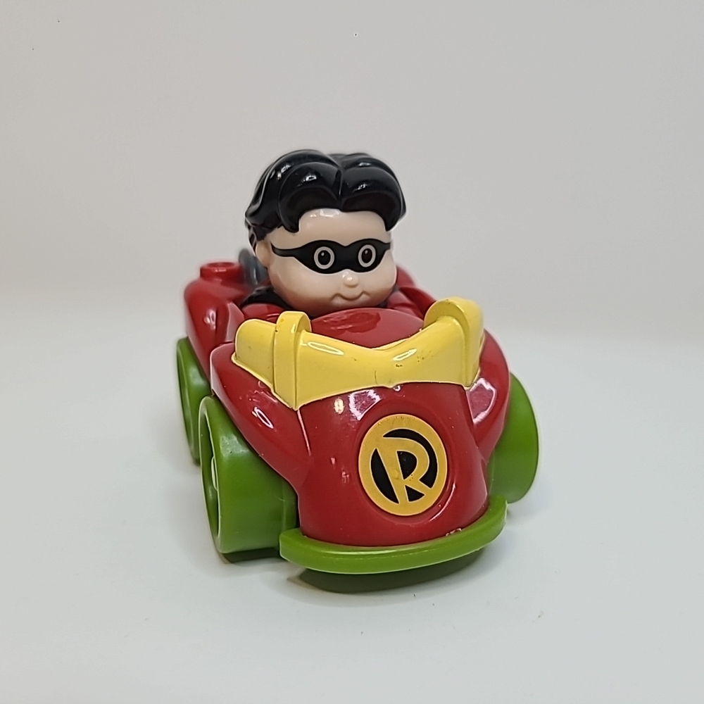 Fisher Price Little People Wheelies Car DC ROBIN Vehicle